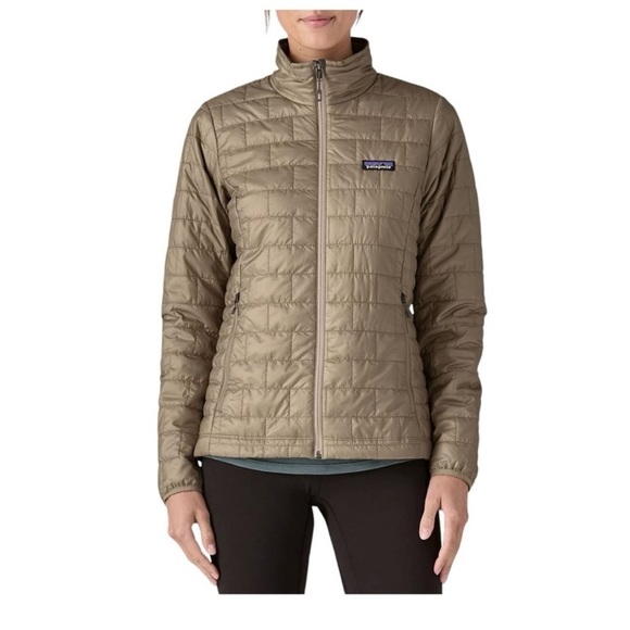 Patagonia Women’s Small Nano Puff Insulated Jacket Seabird Grey Puffy NWT - Picture 9 of 13
